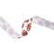 LaRibbons 7/8" Printed Grosgrain Ribbon | Footballs on White | 25 Yard Roll